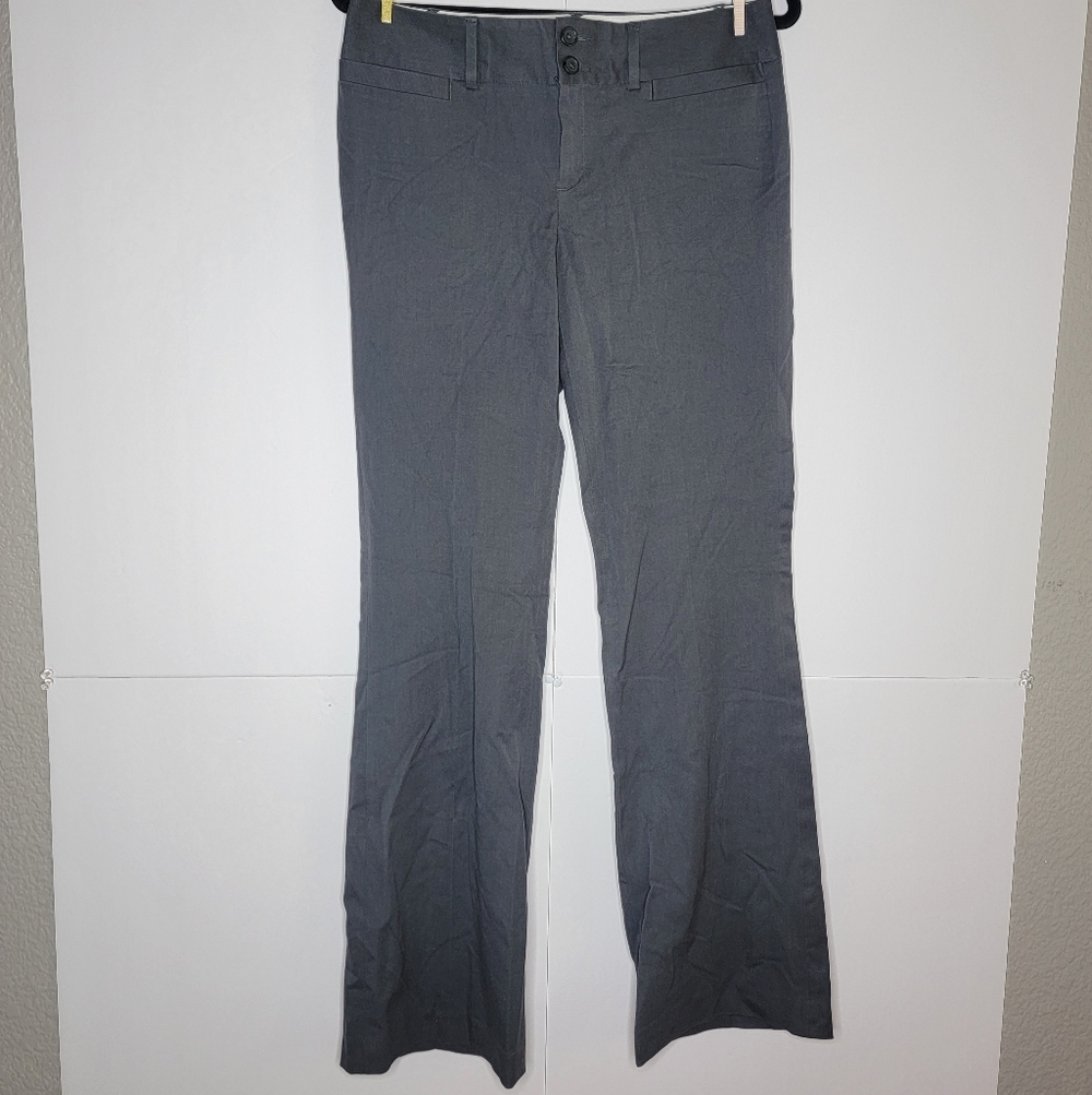 Banana Republic Jackson Fit Gray Trousers Women Size 4 Tailored Career Pants
